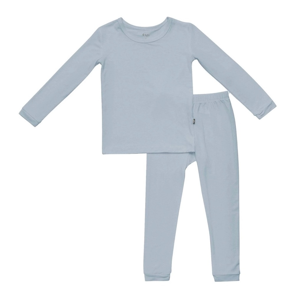 Kyte Baby Long sleeve pajamas in Fog